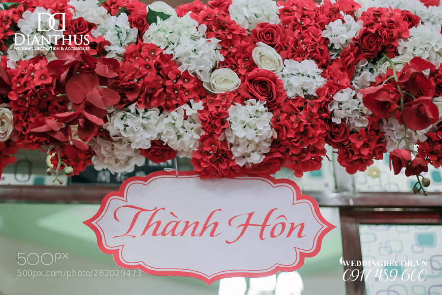 Canon EOS 6D sample photo. Trang tri tiec cuoi photography