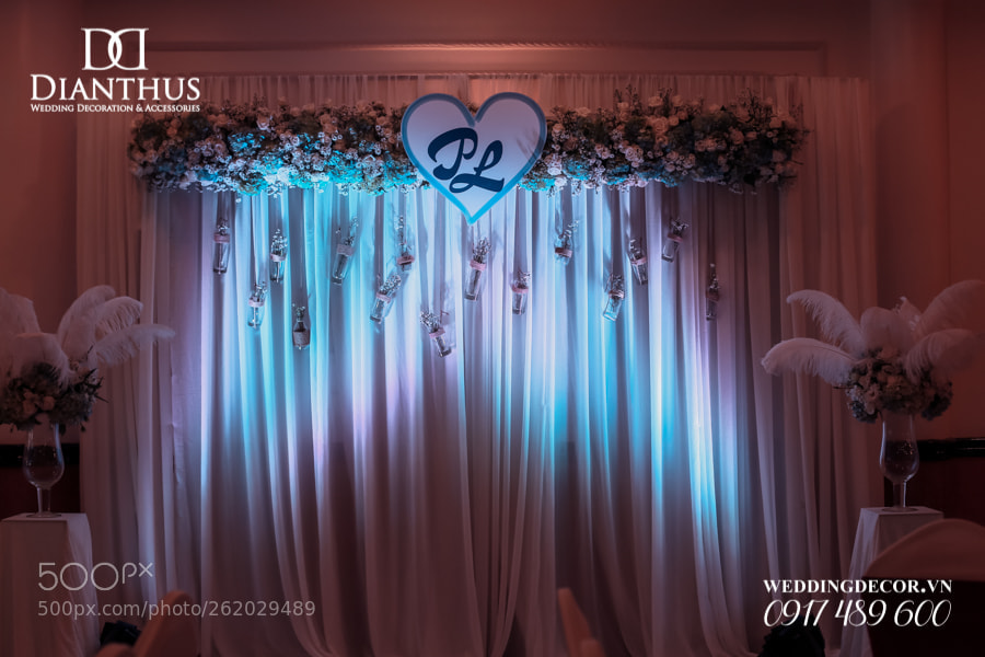 Canon EOS 6D sample photo. Trang tri tiec cuoi photography