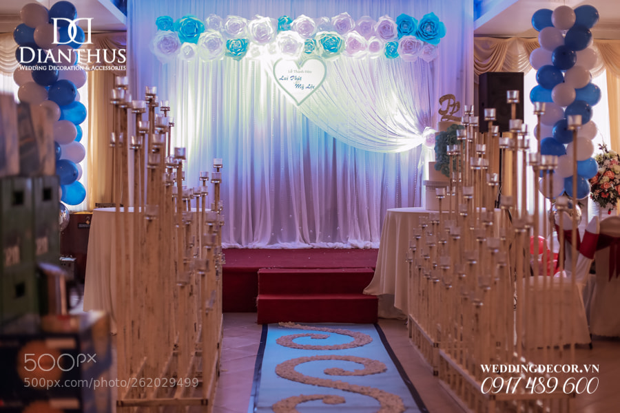 Canon EOS 6D sample photo. Trang tri tiec cuoi photography