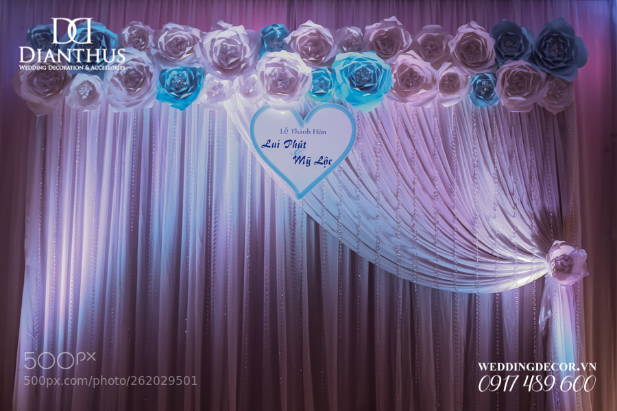 Canon EOS 6D sample photo. Trang tri tiec cuoi photography