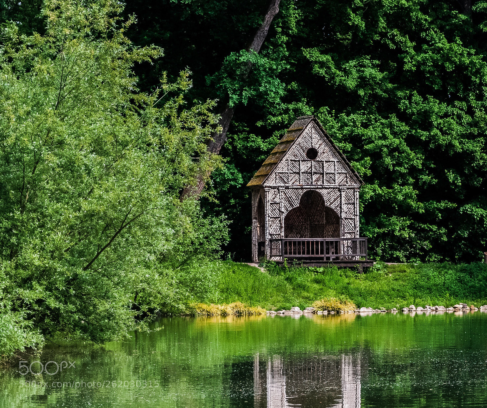 Nikon D60 sample photo. Cottage by the lake photography