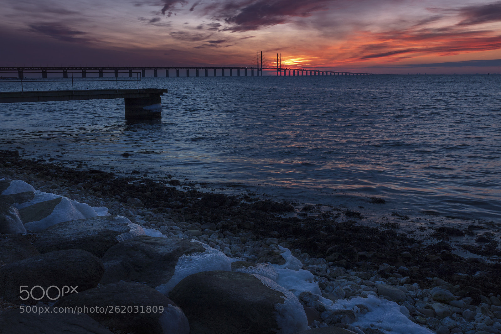 Canon EOS 5D Mark IV sample photo. Cold sea in sunset photography