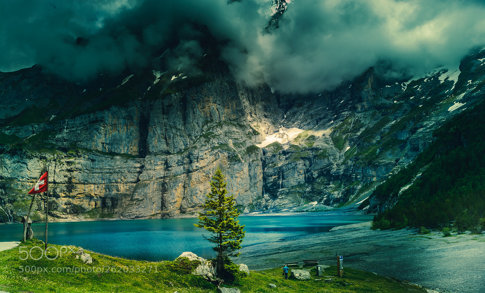 Nikon D7100 sample photo. Oeschinensee photography