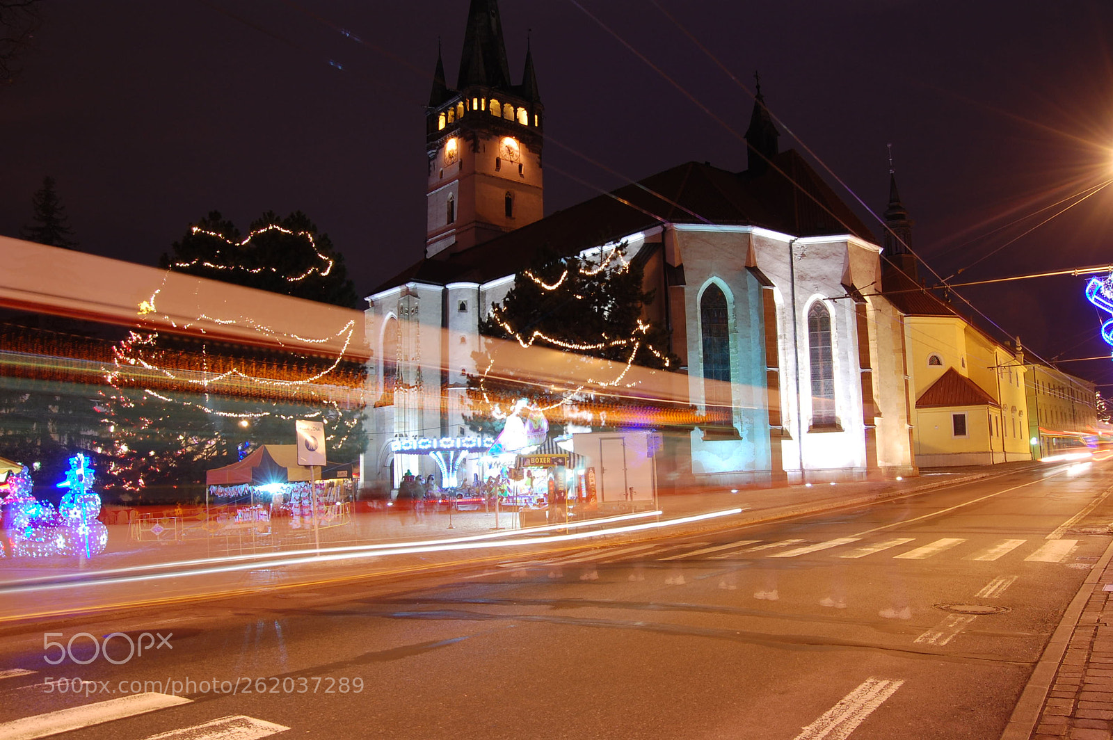 Nikon D40 sample photo. Christmas in town photography
