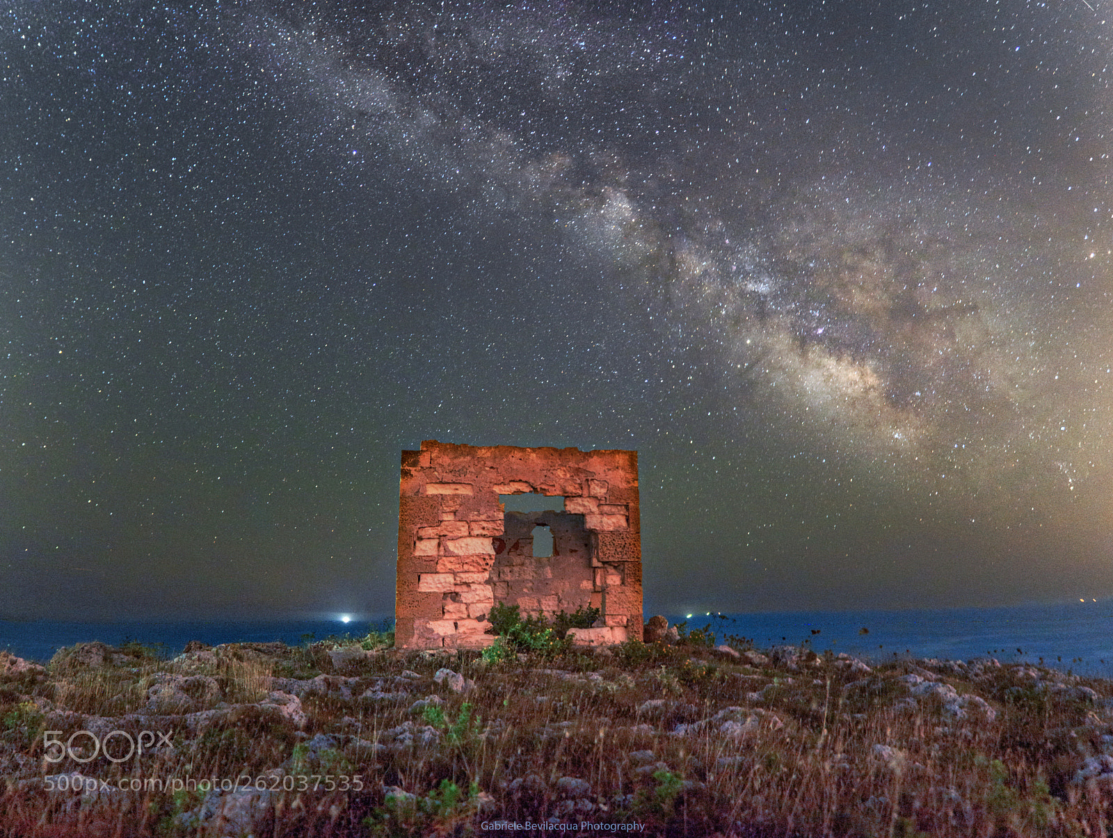 Nikon D610 sample photo. Milky way in salento photography