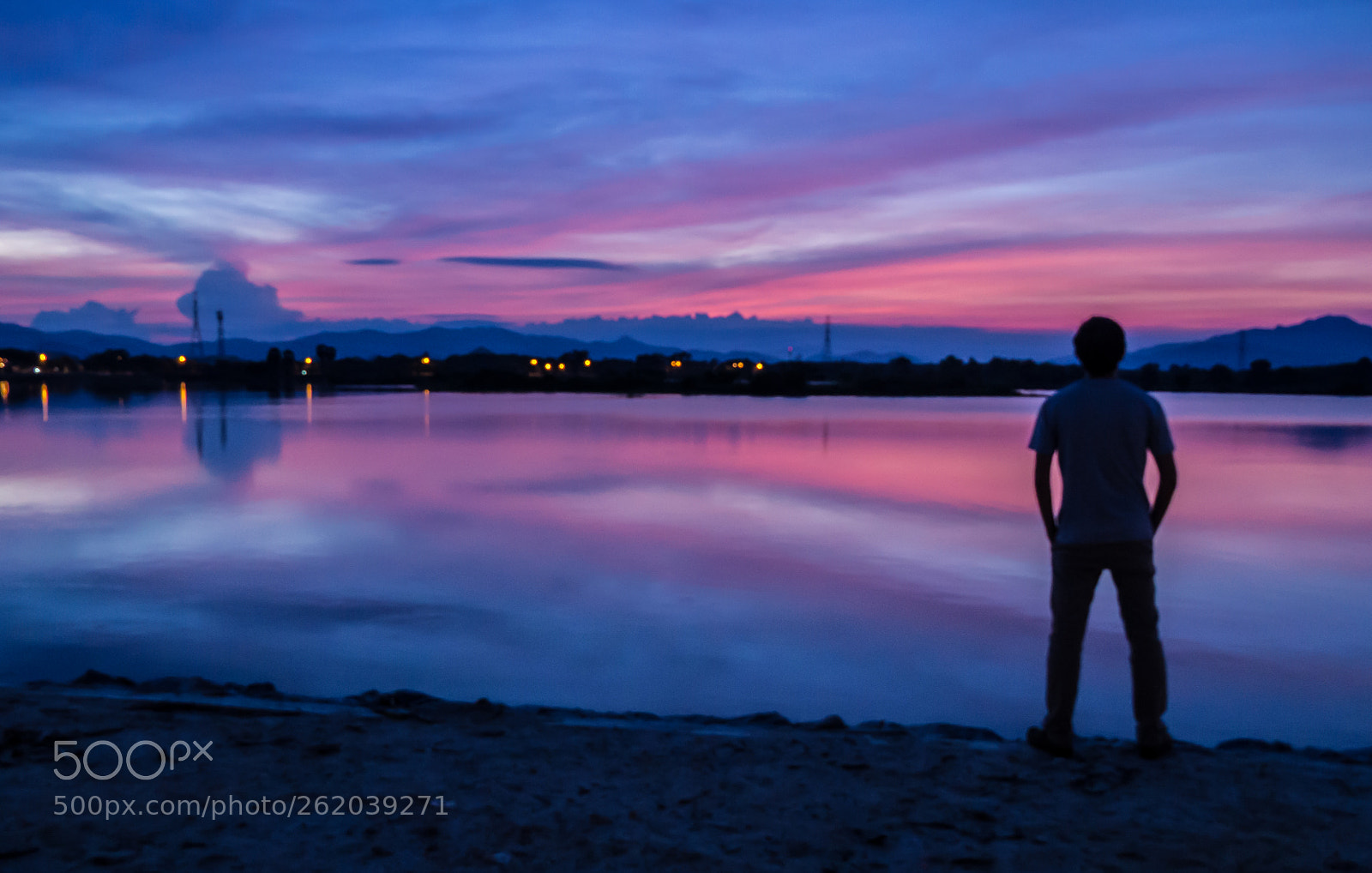 Olympus OM-D E-M10 II sample photo. Silhouette of man at photography
