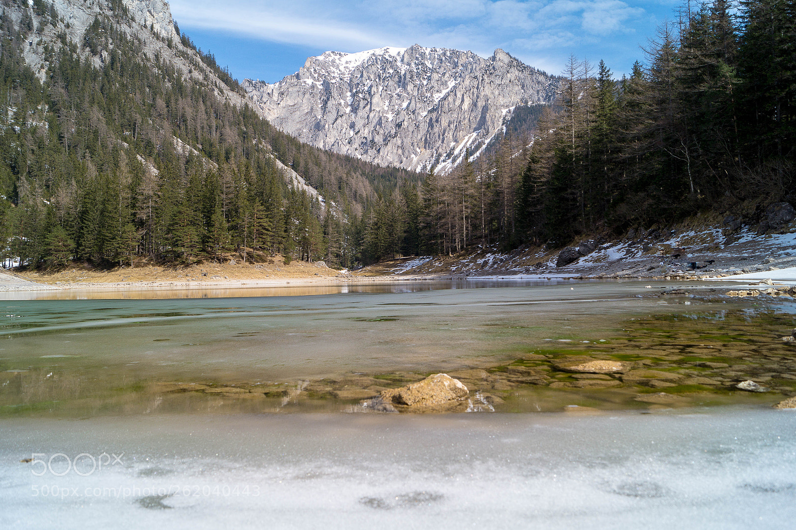 Sony SLT-A58 sample photo. Lake at grünersee photography