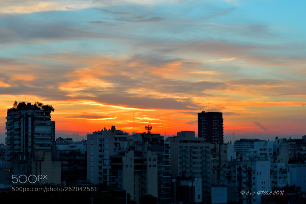 Nikon D500 sample photo. Sunset in buenos aires, 2017. photography