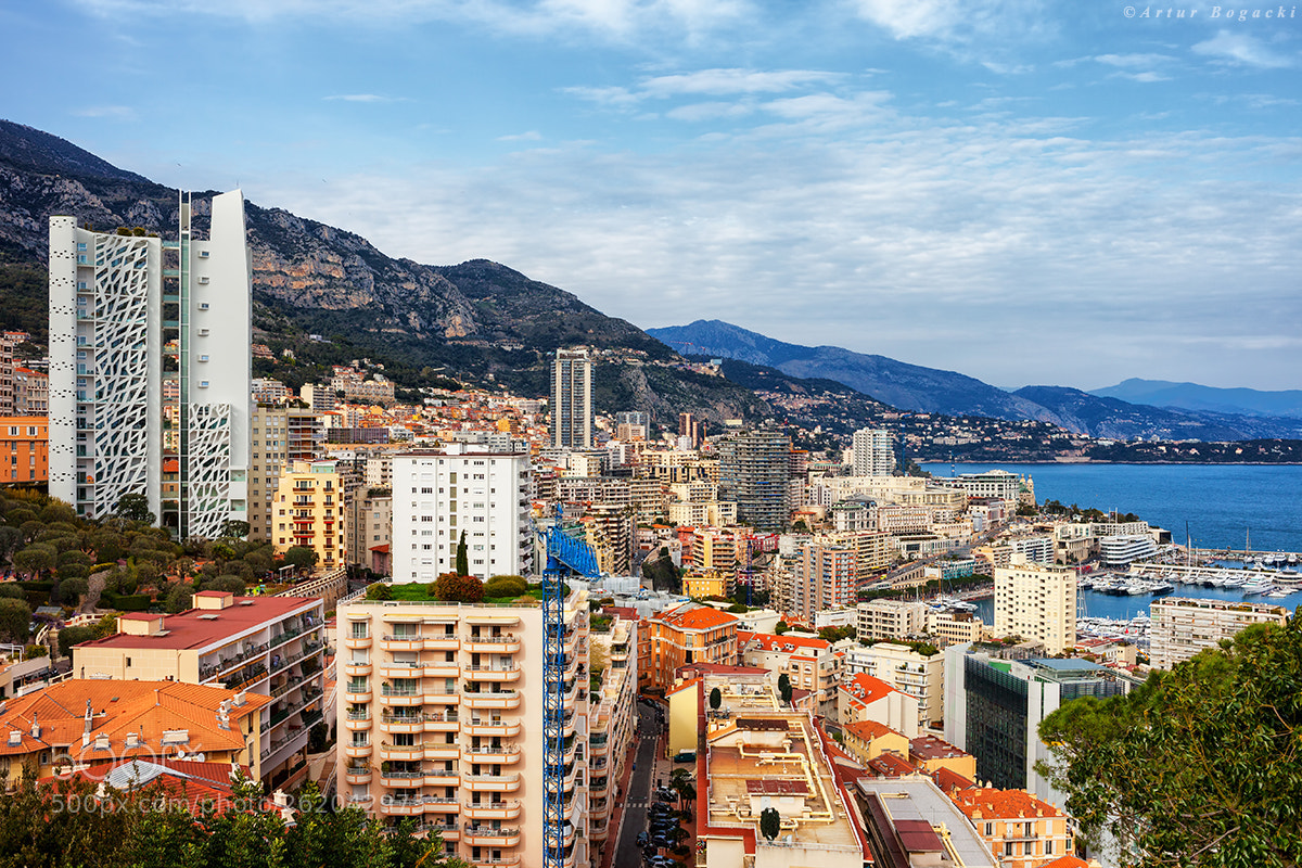 Canon EOS 5D Mark II sample photo. Principality of monaco cityscape photography