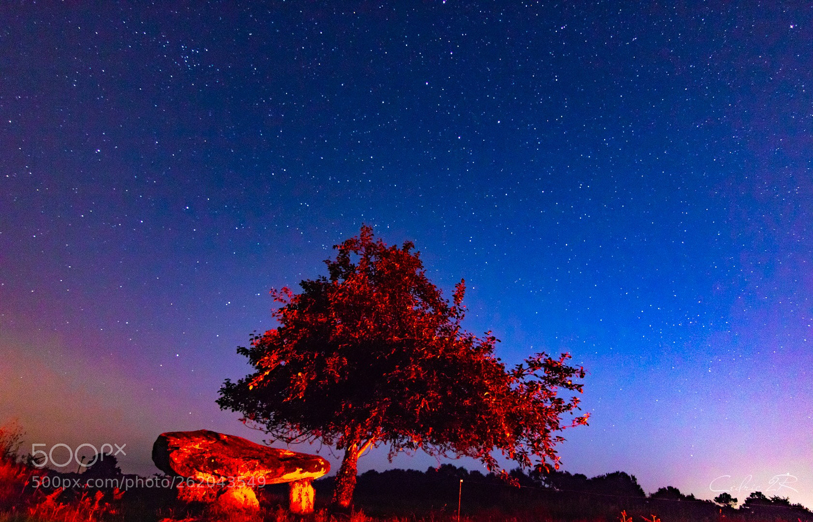 Canon EOS 750D (EOS Rebel T6i / EOS Kiss X8i) sample photo. Fire on dolmen  photography
