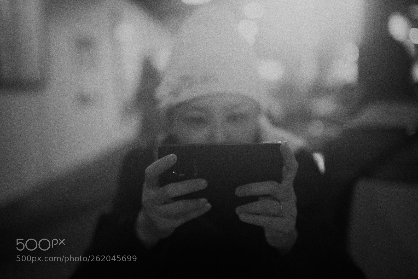 Nikon D810 sample photo. Female checking phone in photography