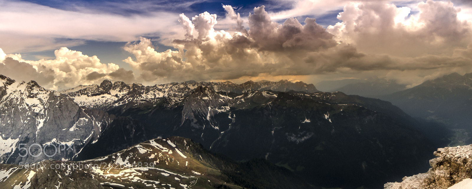 Nikon D7000 sample photo. View from sass pordoi photography