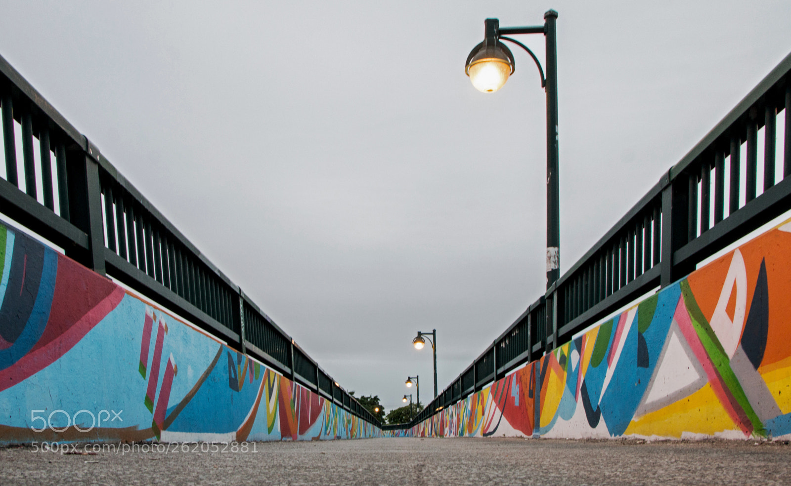 Canon EOS 70D sample photo. Colourful footbridge on a photography