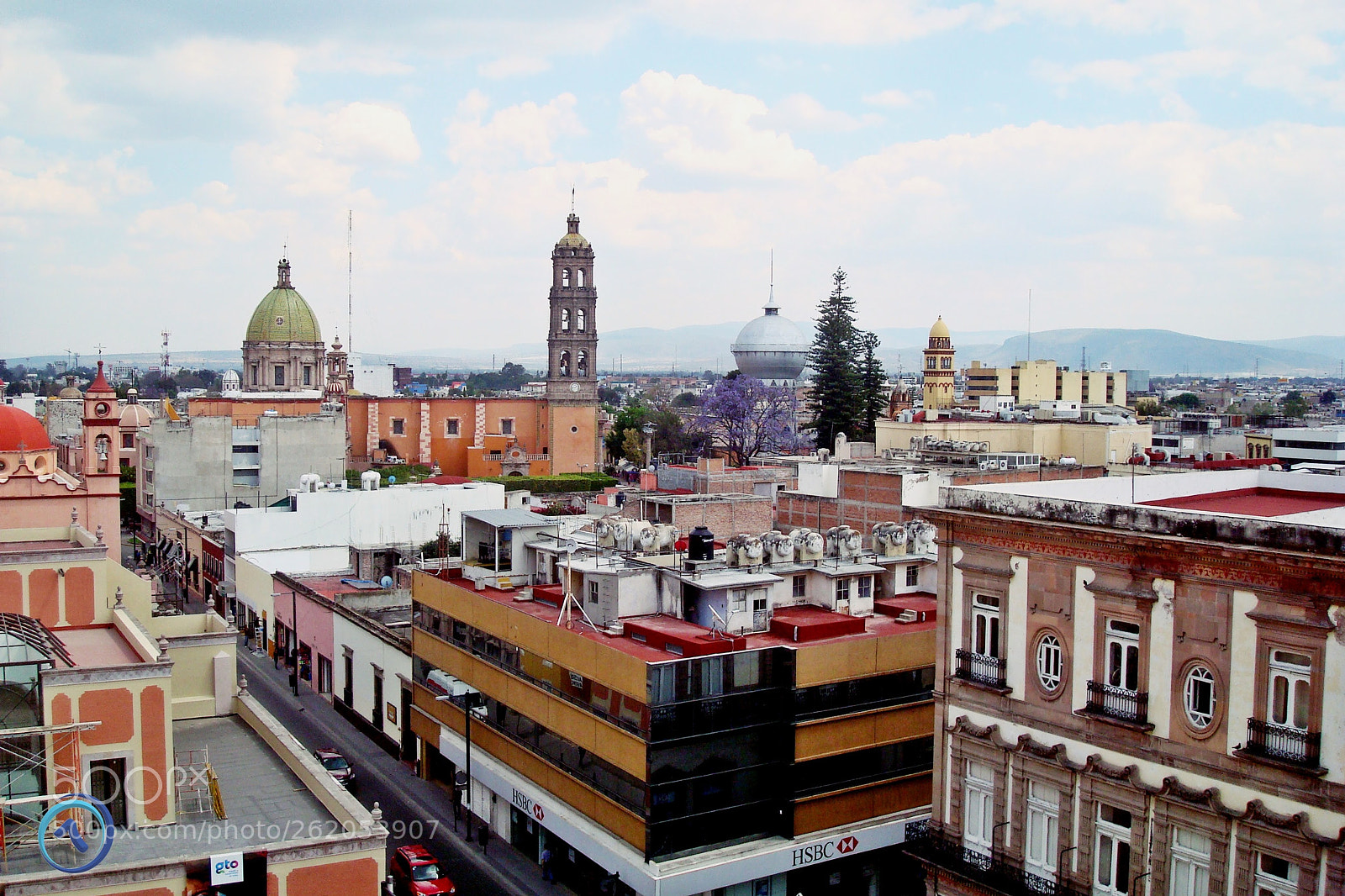 Sony DSC-W90 sample photo. Celaya desde el aire photography