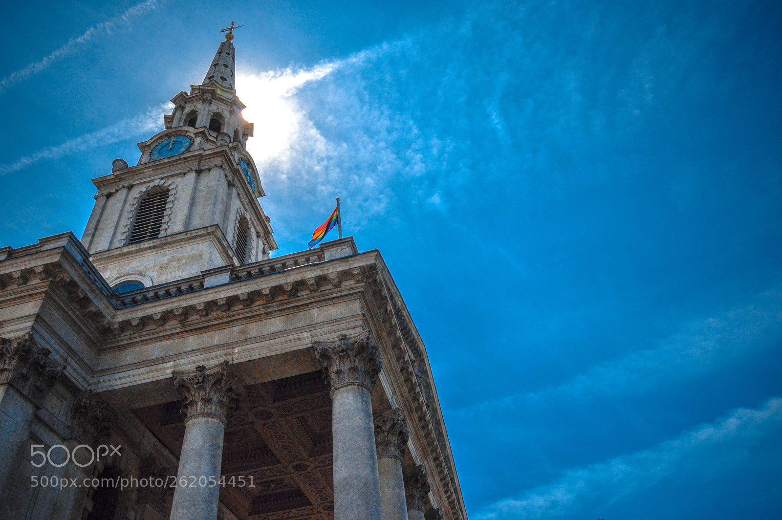 Nikon D3200 sample photo. Church with sun photography