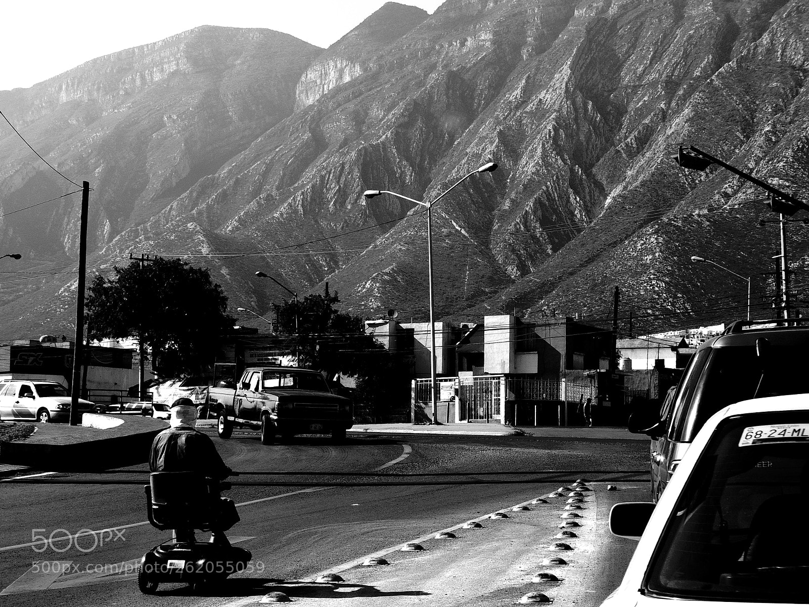 Pentax 02 Standard Zoom sample photo. Wheelchair photography