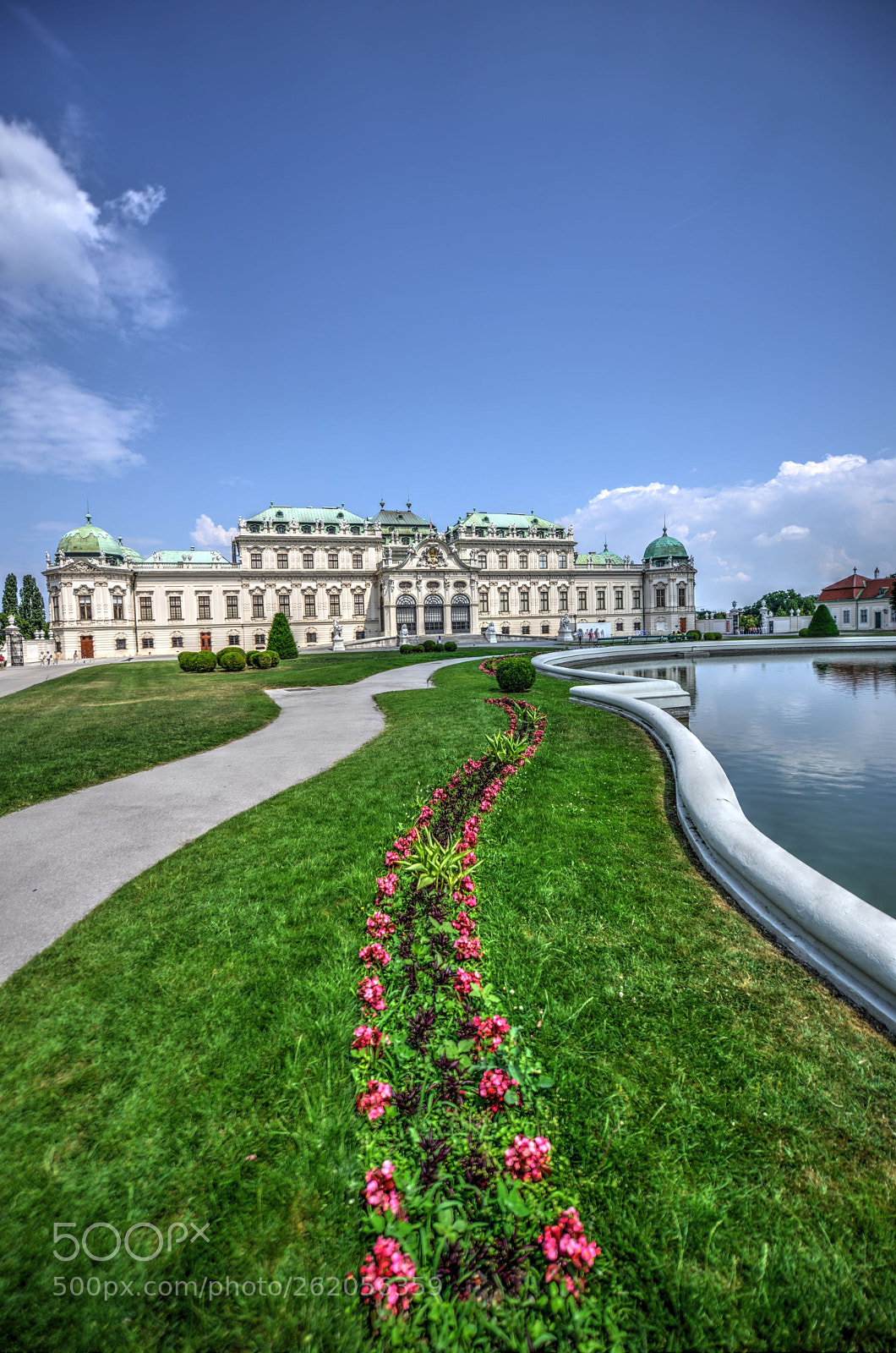 Nikon AF-S Nikkor 14-24mm F2.8G ED sample photo. Belvedere wien photography