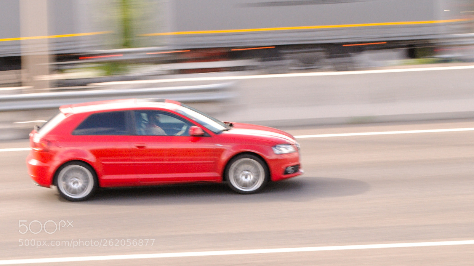Nikon D3000 sample photo. Speed red car photography