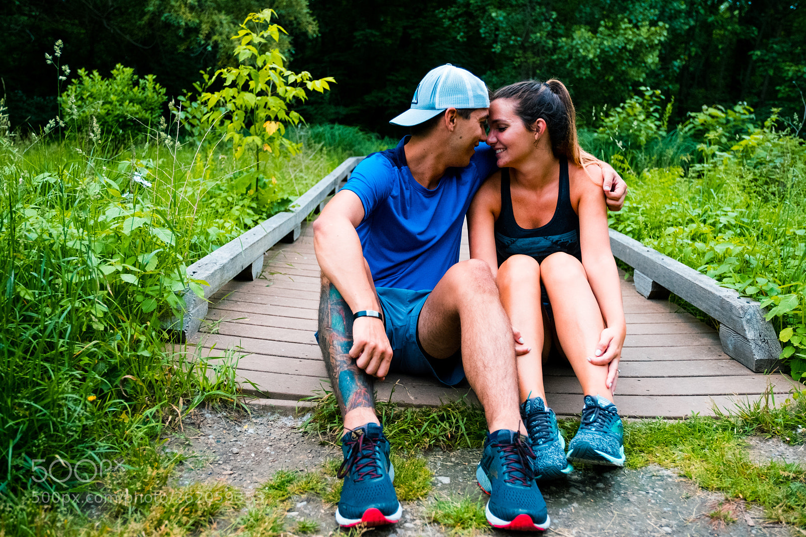 Fujifilm X-H1 sample photo. Runner couple photography