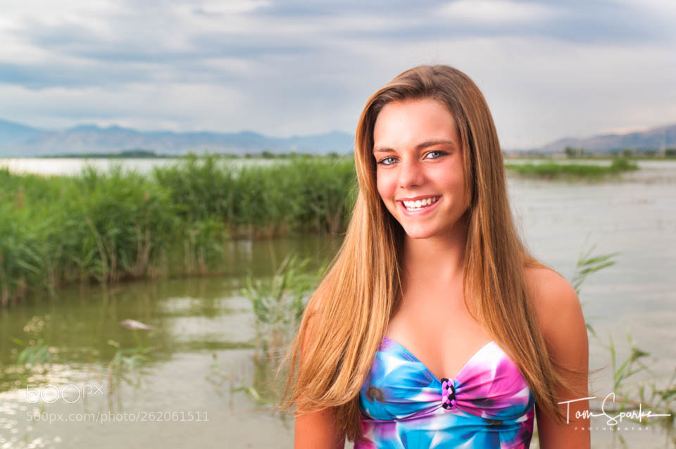 Pentax K-7 sample photo. Jaylee smiling photography