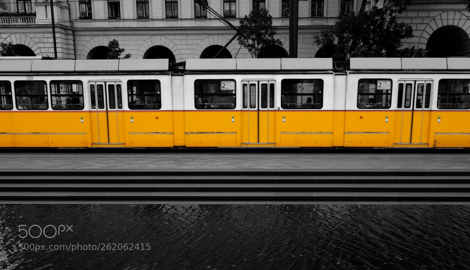 Sony Cyber-shot DSC-RX100 sample photo. Buda yellow line photography