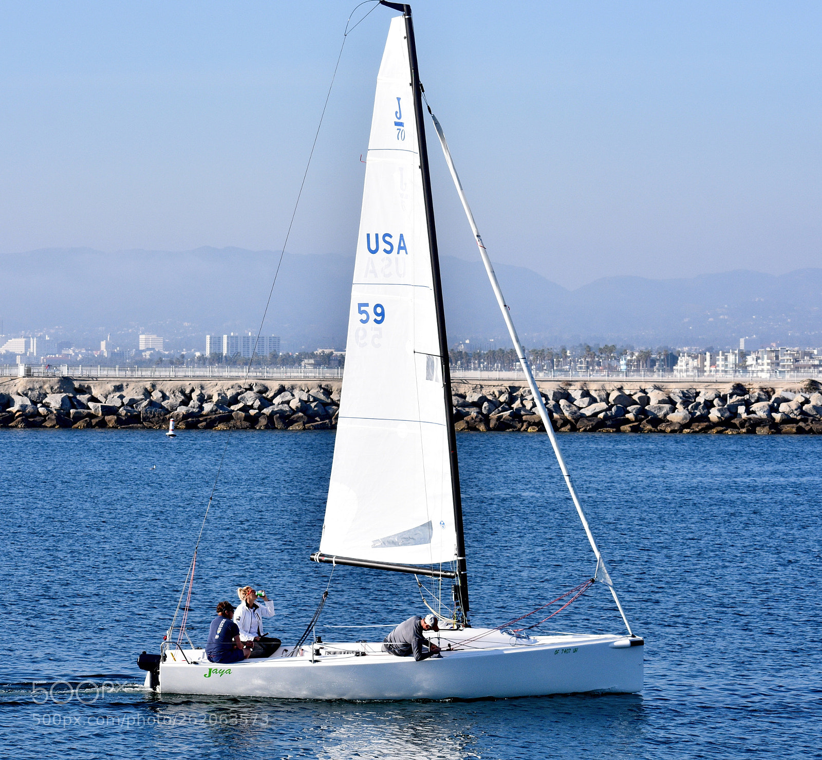 Nikon D7200 sample photo. White sailboat cruising marina photography