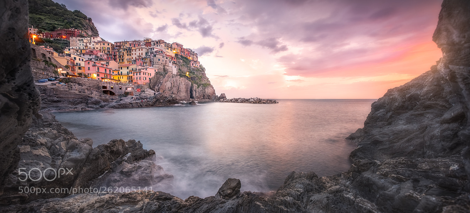 Nikon D750 sample photo. Sunset- manarola (italy) photography