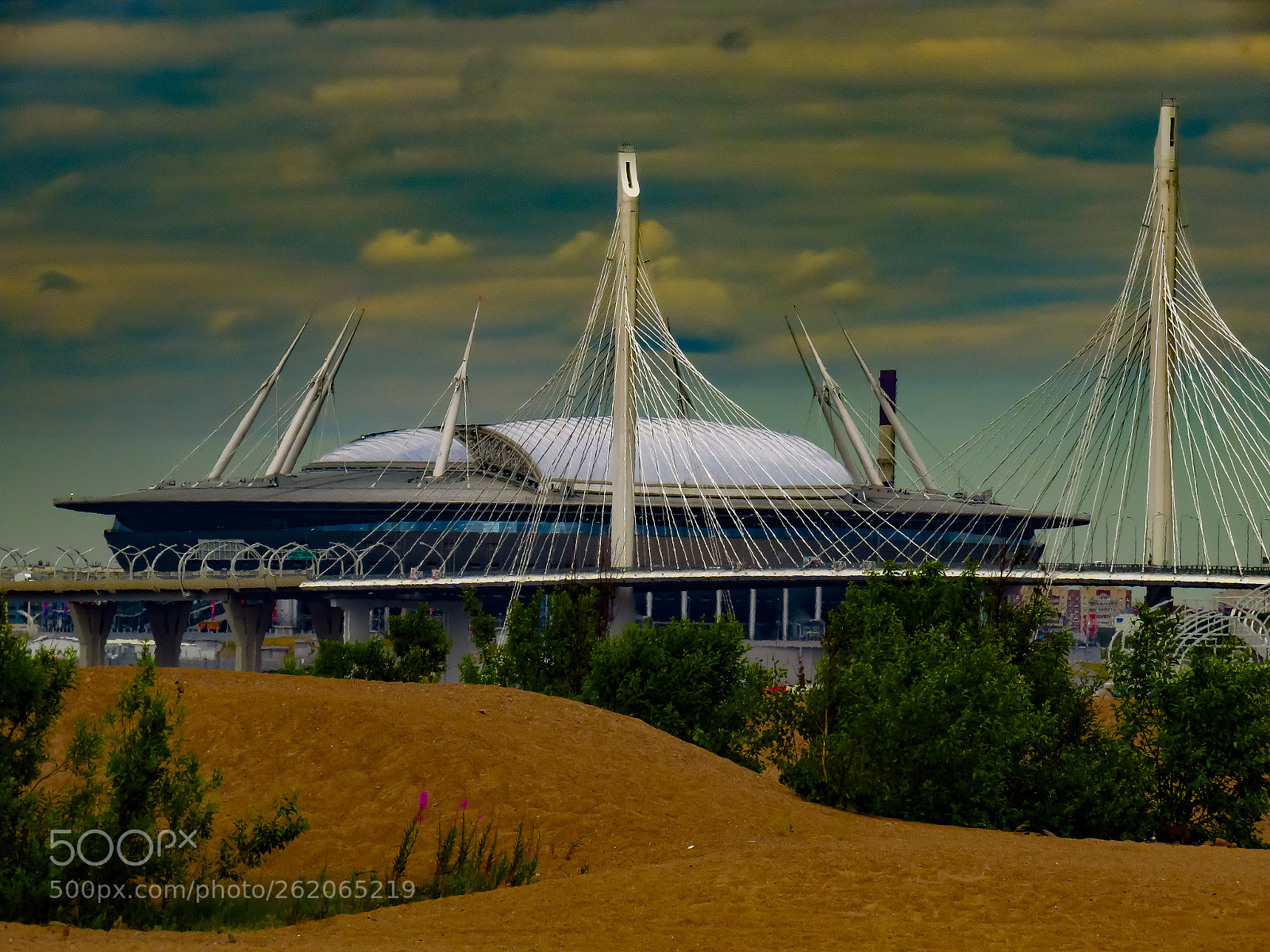 Canon PowerShot SX540 HS sample photo. Stadium st. petersburg world photography