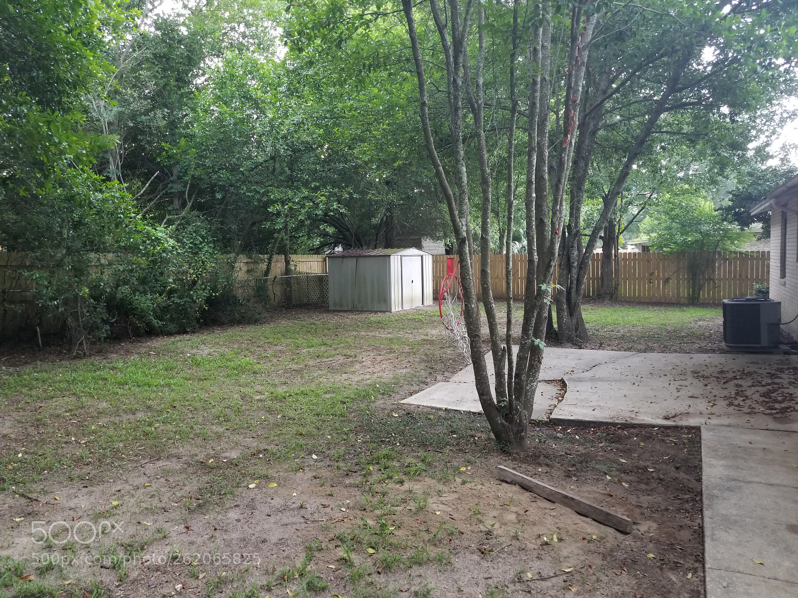 Samsung Galaxy S8+ sample photo. The boring yard photography