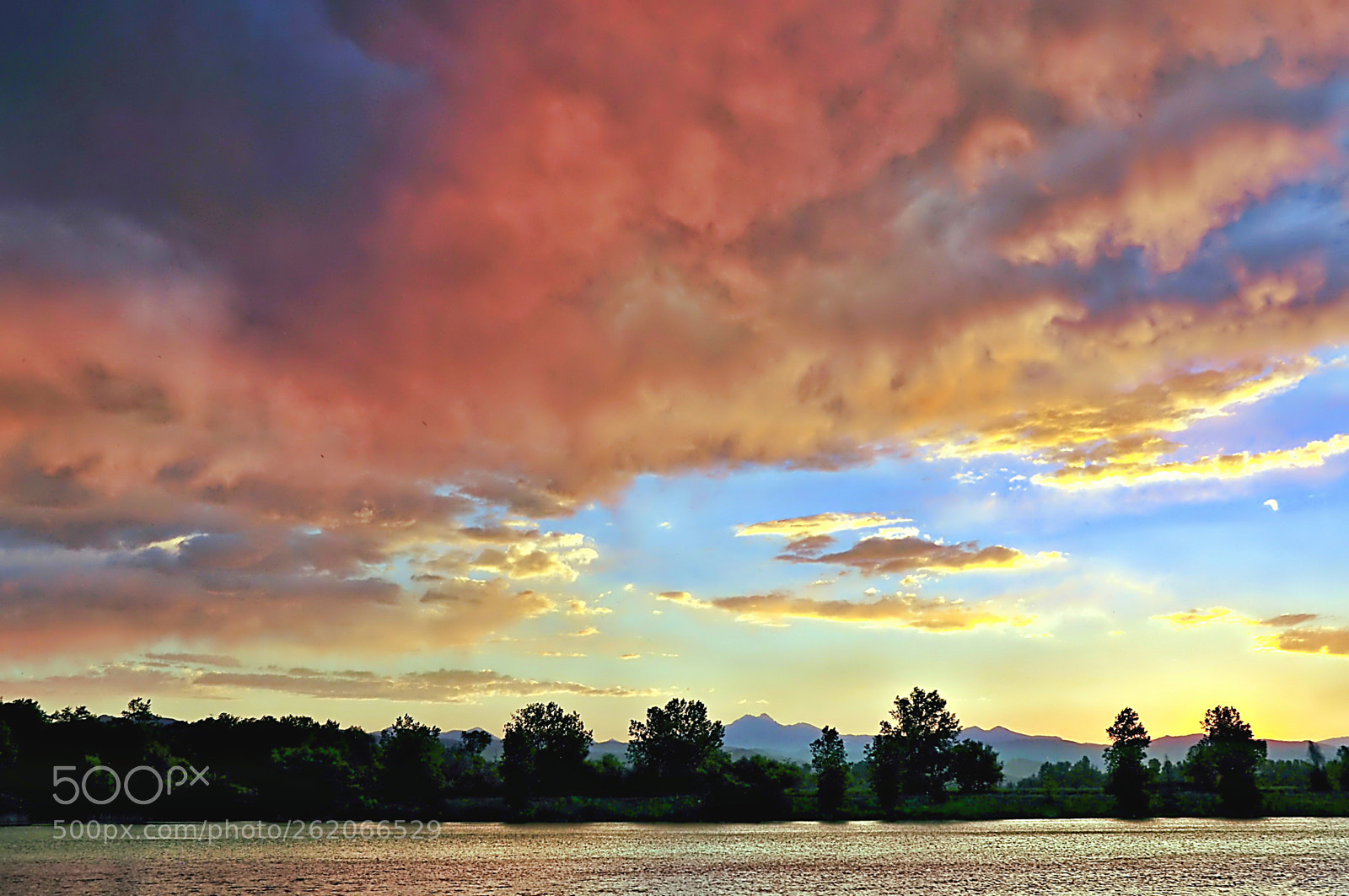 Nikon D300 sample photo. Colorado sunset photography