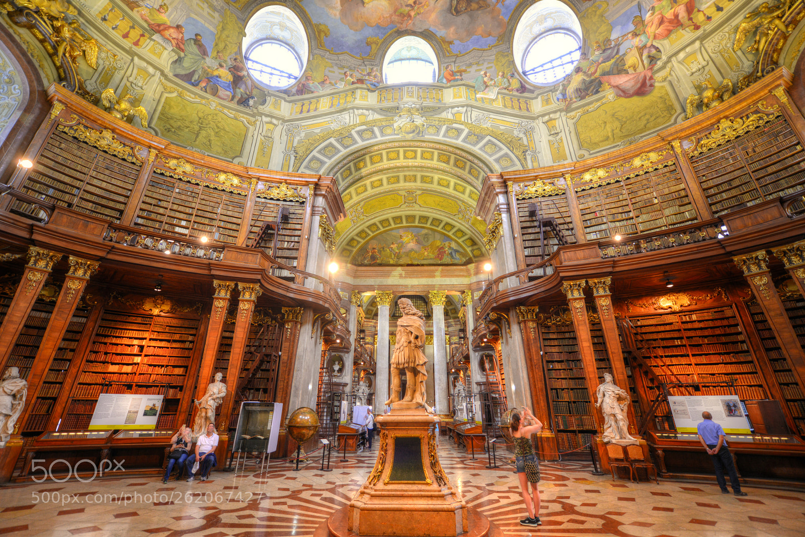 Nikon AF-S Nikkor 14-24mm F2.8G ED sample photo. Nationalbibliothek wien photography