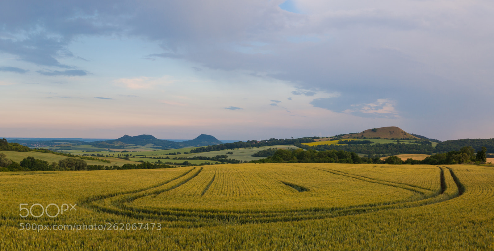 Canon EOS 5D Mark II sample photo. Sunset in central bohemian photography