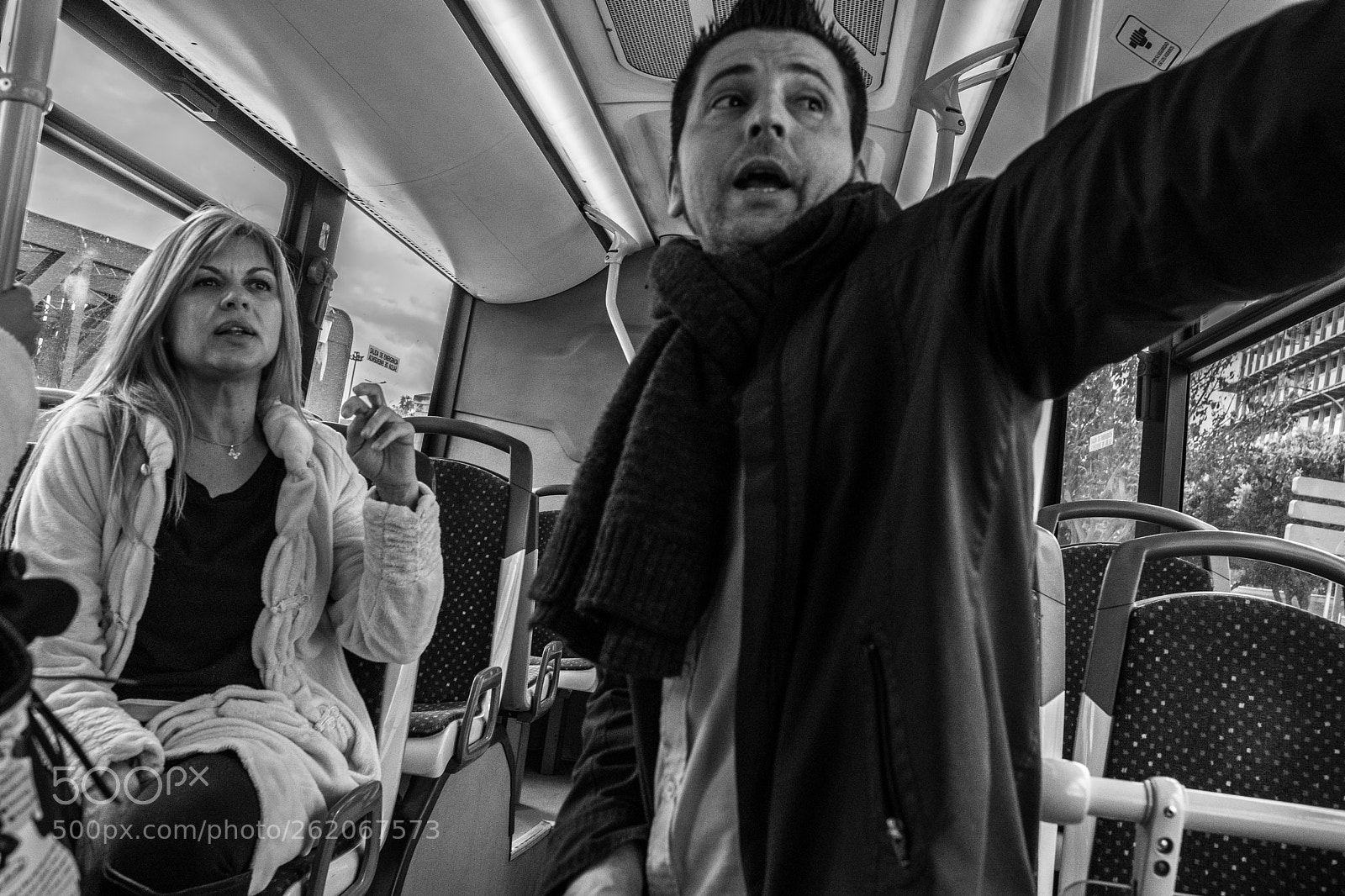 Fujifilm X-T20 sample photo. In the airportbus photography