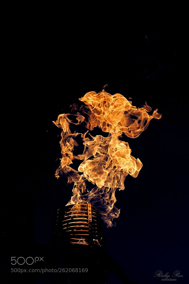 Olympus OM-D E-M1 Mark II sample photo. Fire photography