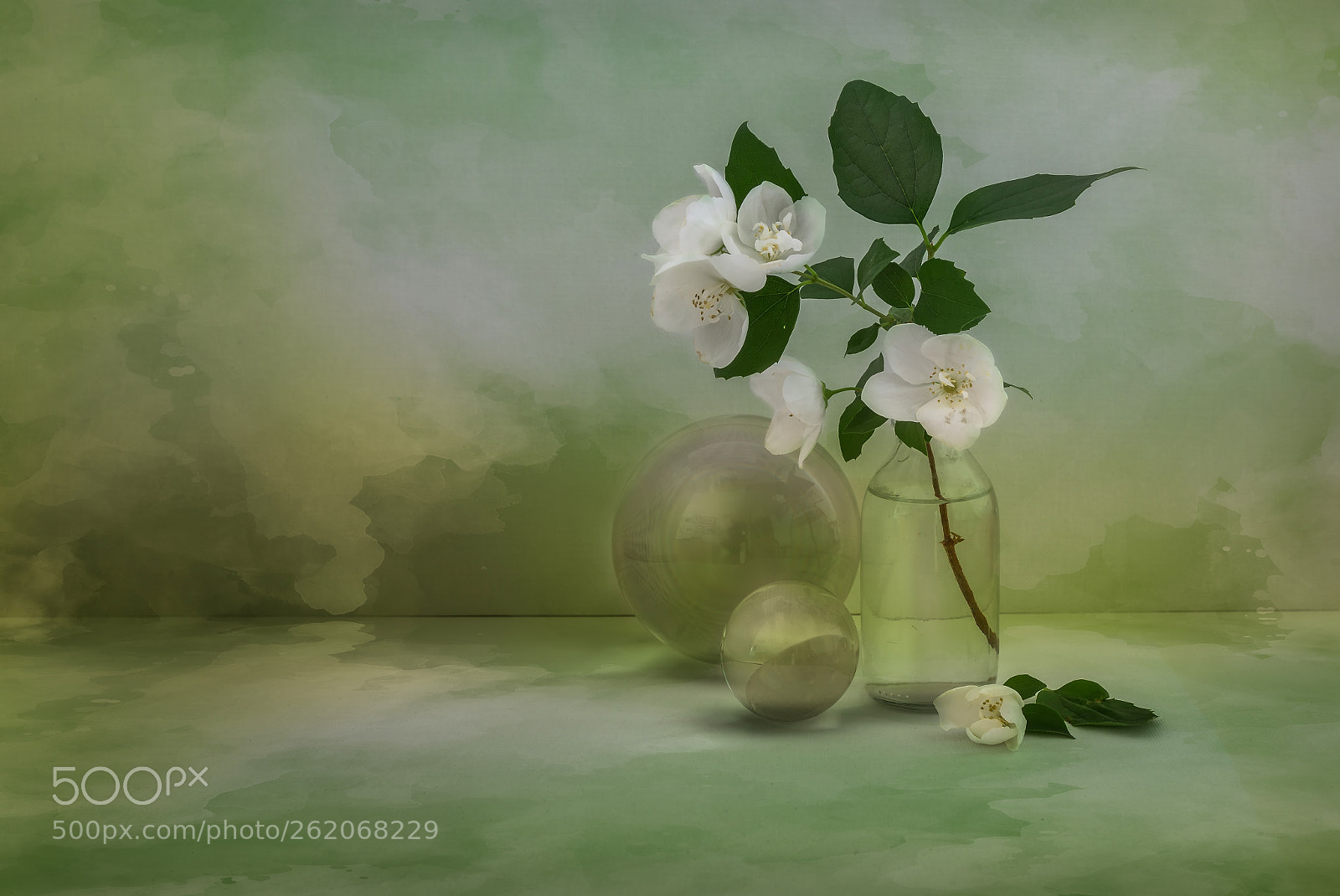 Canon EOS 6D sample photo. Flowers and glass balls photography