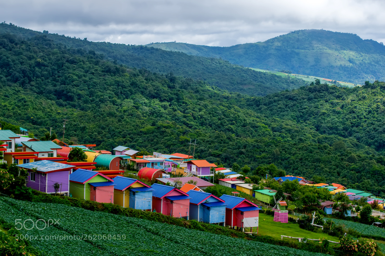 Nikon D5300 sample photo. Colorful of small hut photography