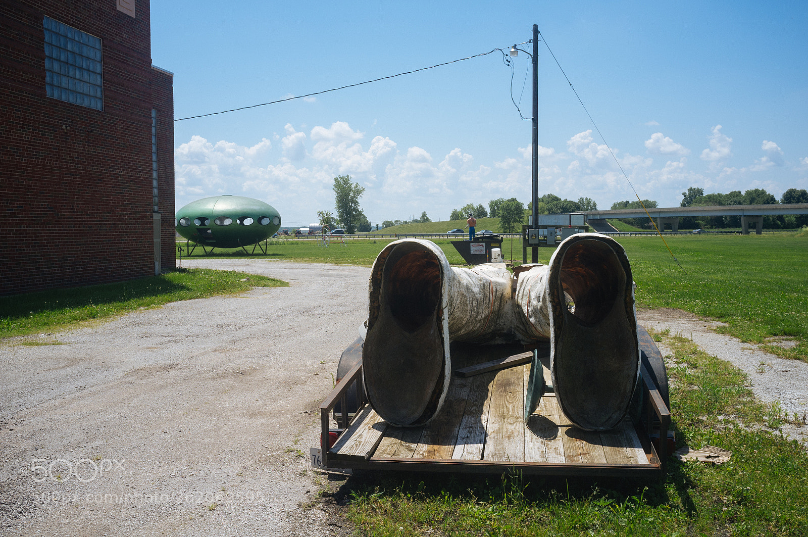 Fujifilm FinePix X100 sample photo. Half-man down photography