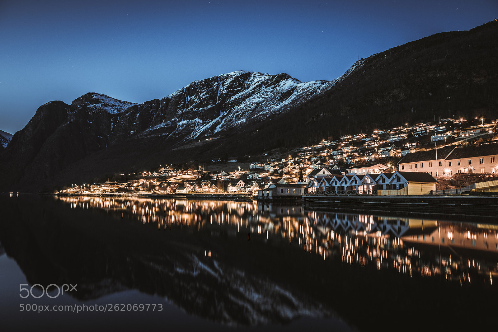 Sony a7R II sample photo. Aurland at night photography