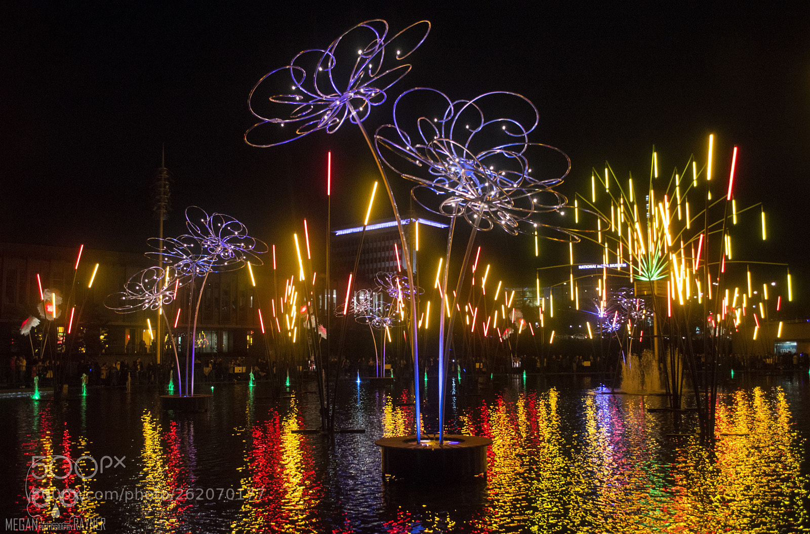 Nikon D3200 sample photo. Bradford light night photography