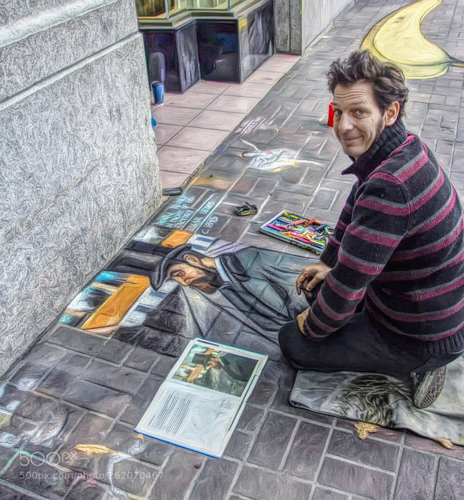 Canon EOS 650D (EOS Rebel T4i / EOS Kiss X6i) sample photo. Street artist photography