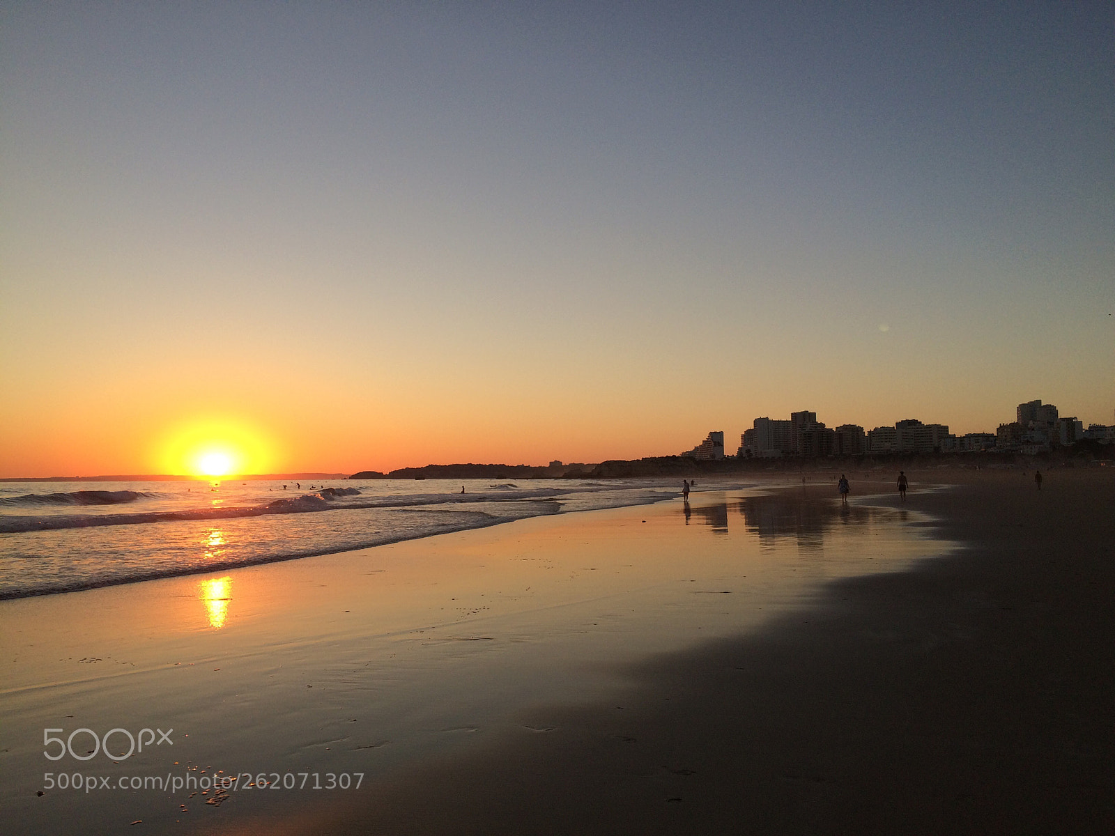 Apple iPhone 5s sample photo. Sunset on praia da photography