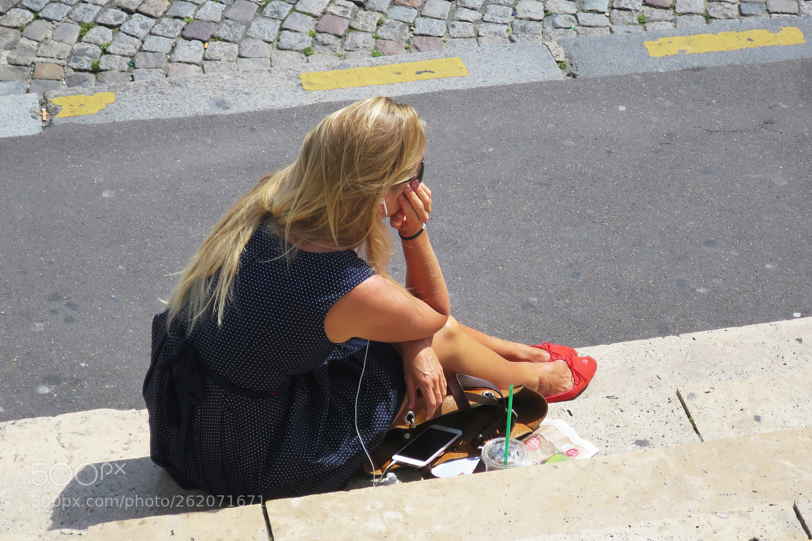 Canon PowerShot S120 sample photo. Blonde woman sitting on photography