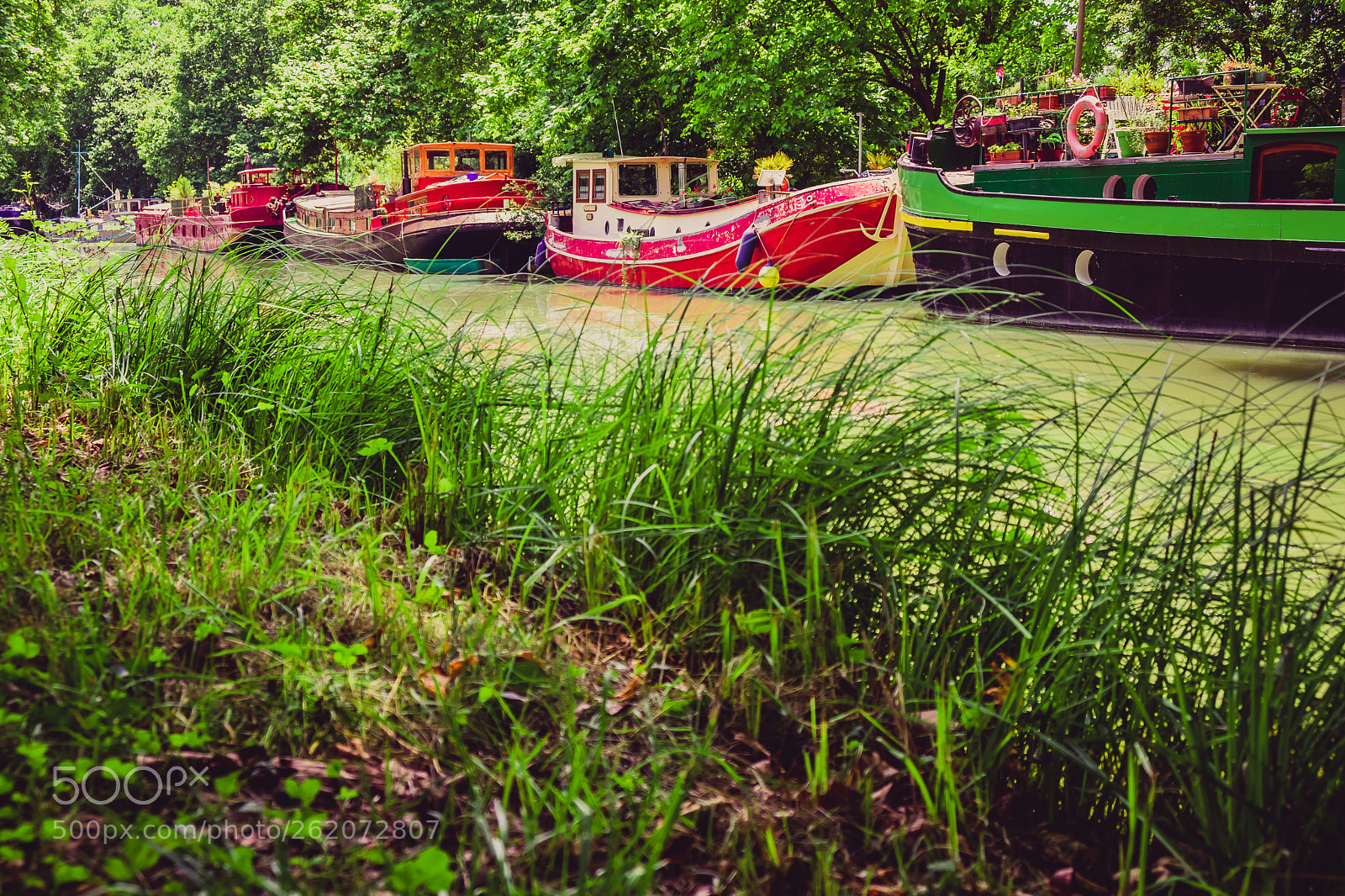 Fujifilm X-T2 sample photo. Boats parking on canal photography