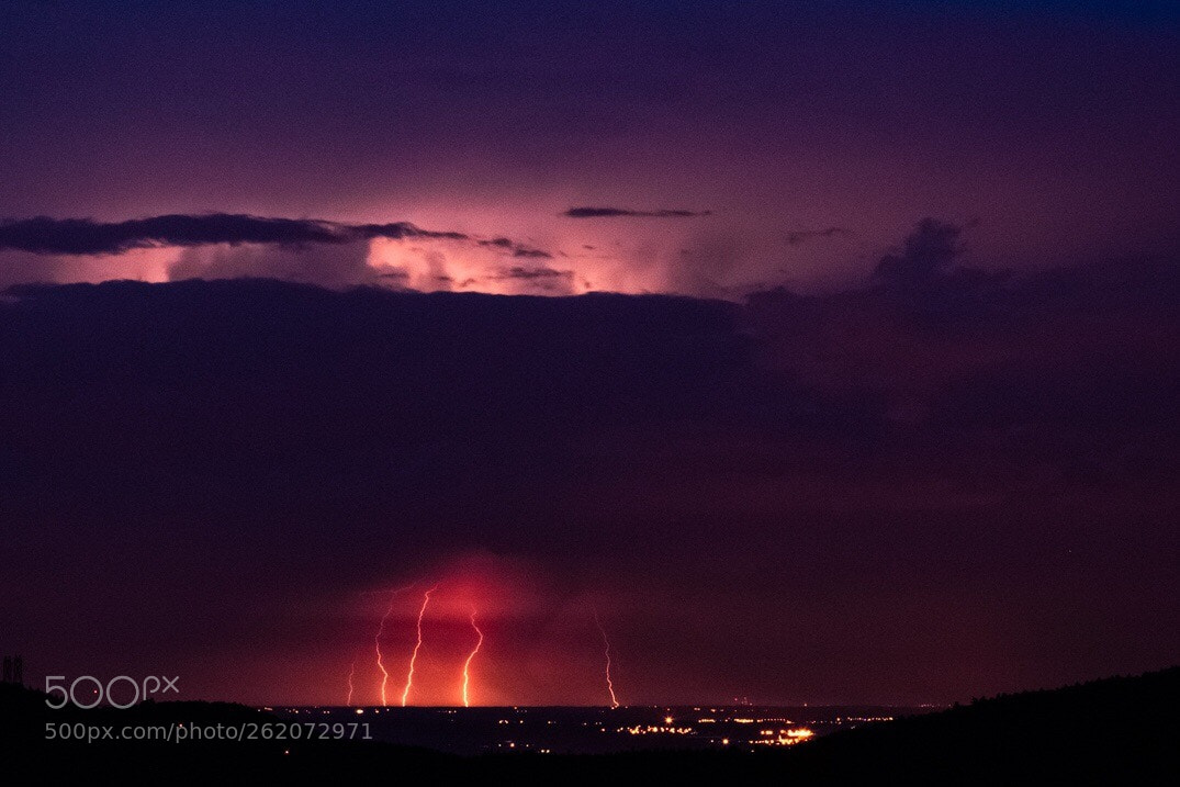 Canon EOS 80D sample photo. Thunderstorm  photography