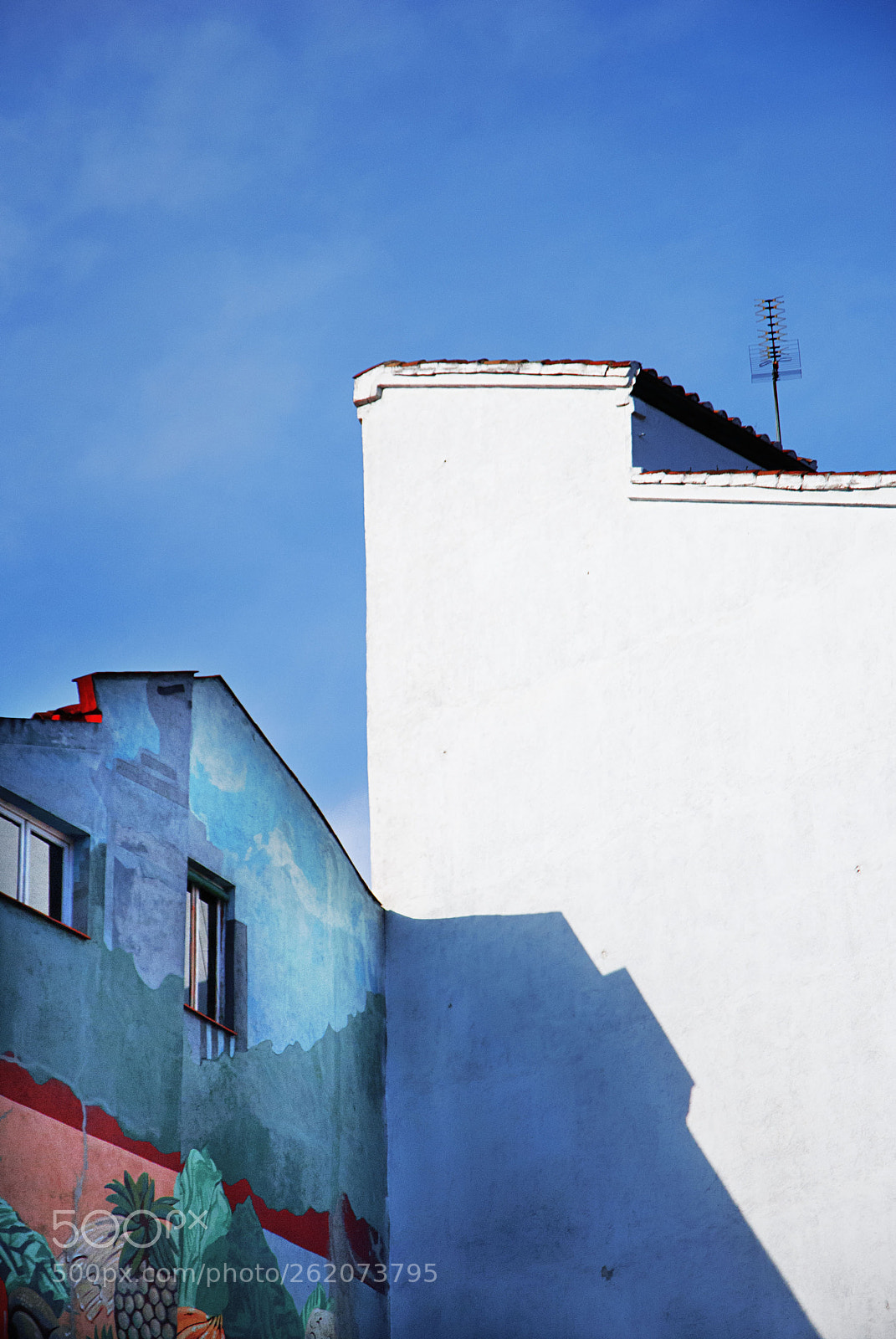 Nikon D200 sample photo. Pared con sombra photography