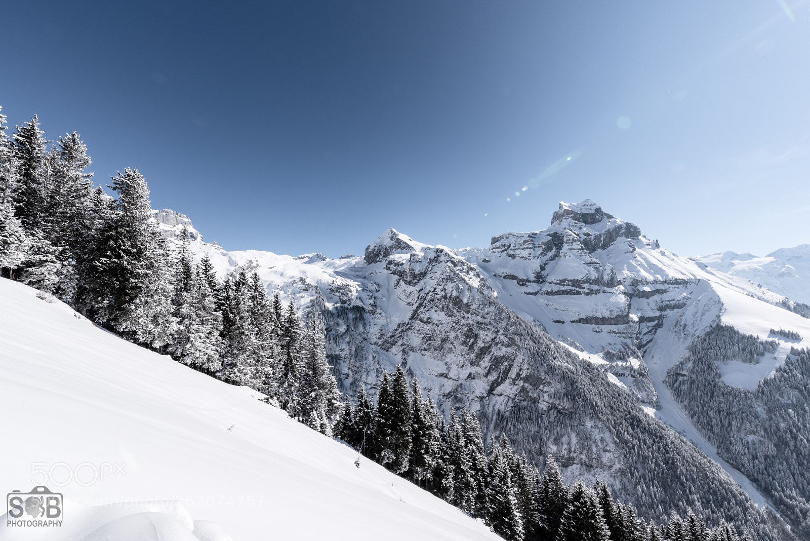 Nikon D810 sample photo. Engelberg winter landscape 62 photography
