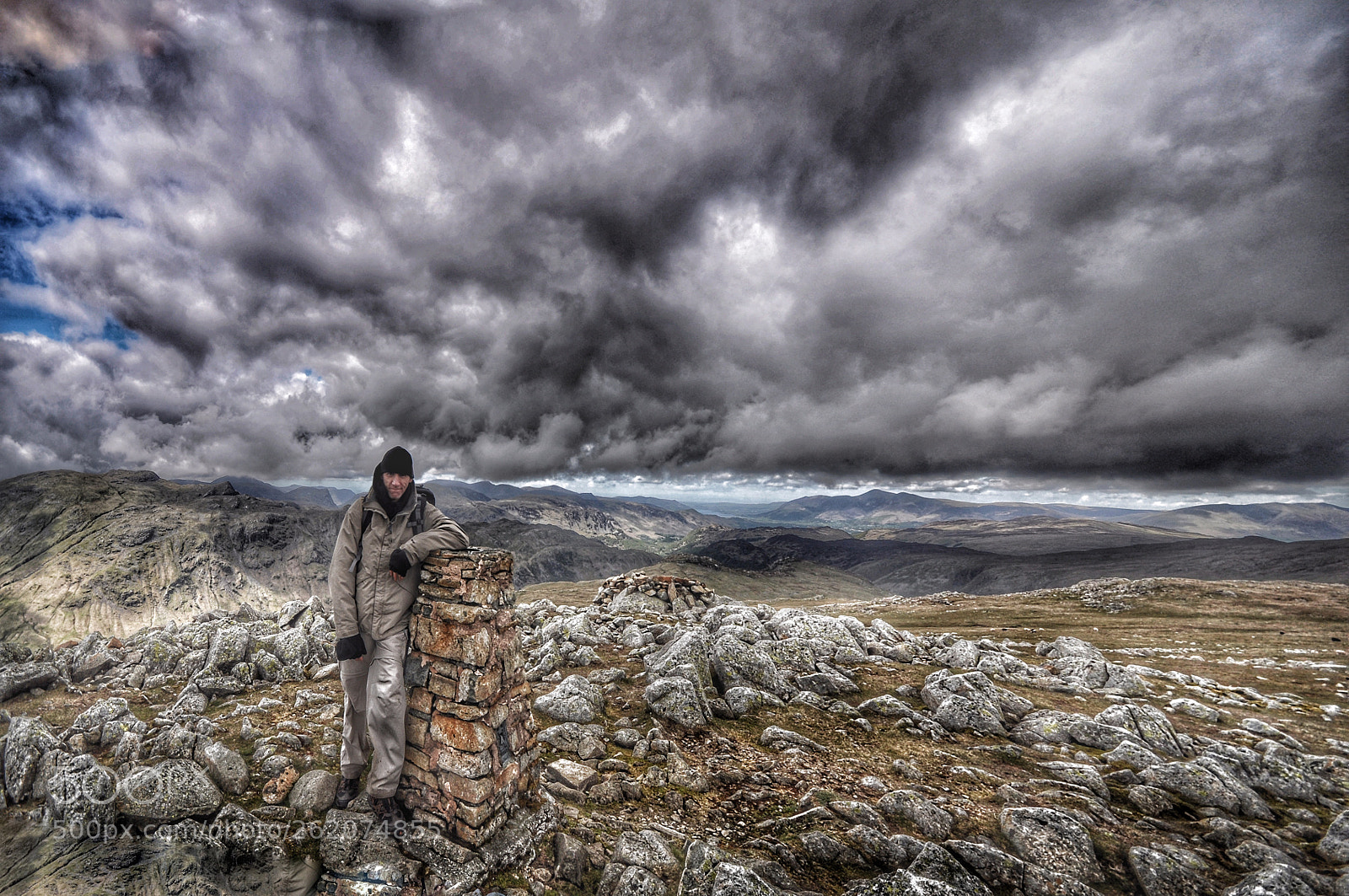 Nikon D5000 sample photo. High raise, langdale pikes photography