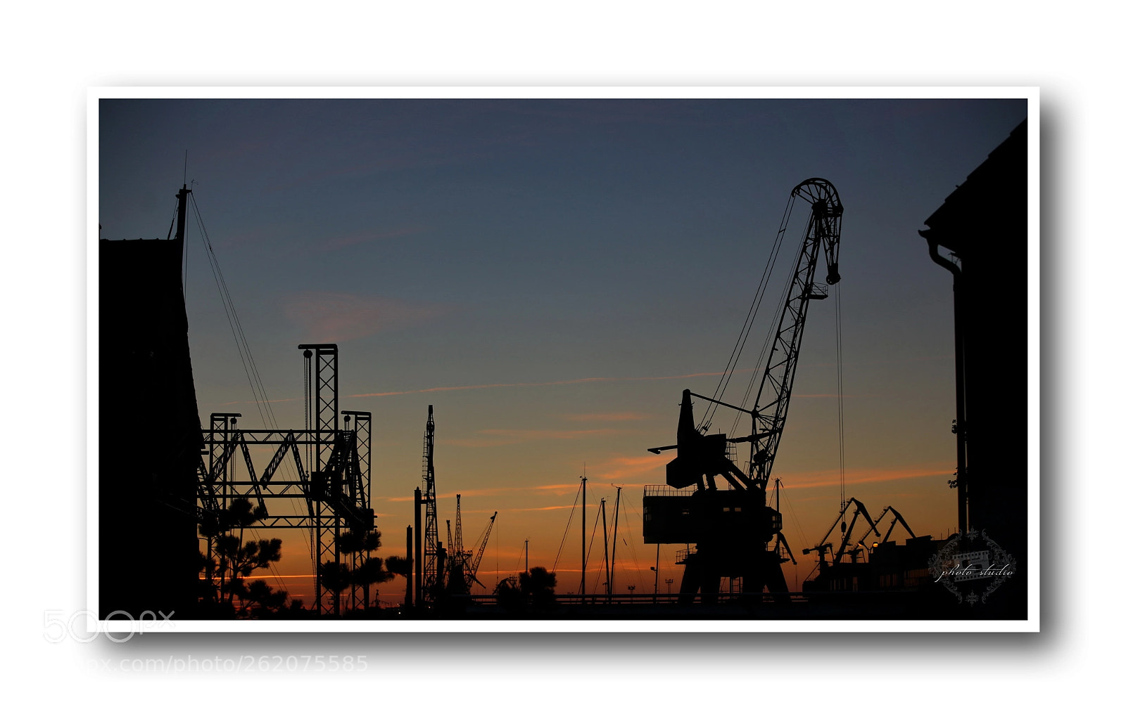 Canon EOS 6D sample photo. Port silhouette photography