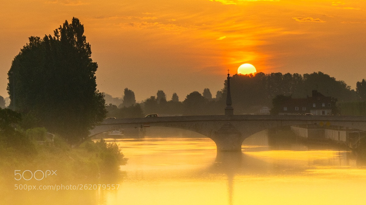 Nikon D5500 sample photo. Sunrise over the river photography