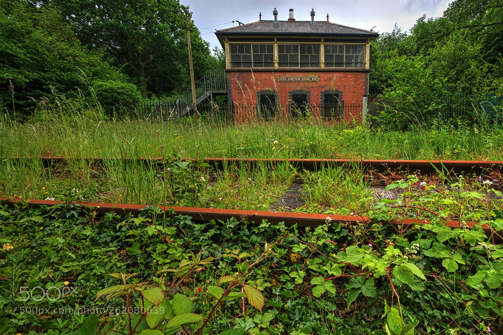 Nikon D7100 sample photo. Cefn junction signal box photography